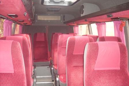 Minicoaches with 9, 15, 17, 20 seats